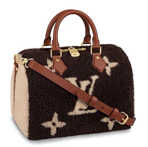 louis vuitton fuzzy bag